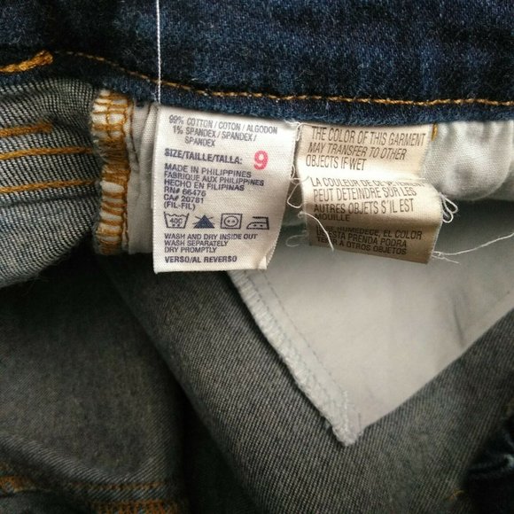 Tommy Jeans Pencil Skirt Sz 9 Waist 28" Back Slit - Picture 4 of 5